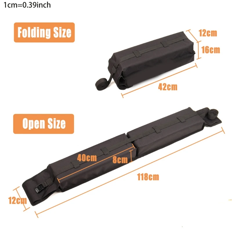 

Автомобильный багажник X7AE на крышу, прочная и водонепроницаемая на крыше, с противоскользящей пряжкой, совместима с большинством моделей а...