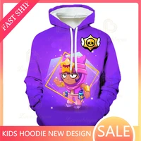 8 to 19 years kids hoodie browlers max sandy and starcartoon tops baby mr p jacket shooter game max 3d boys girls clothes