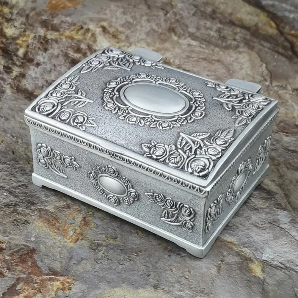 

Jewelry Box Vintage Jewelry Box Ring Earrings Necklace Jewelry Bracelet Pearl Case Gift Storage Box Valentine's Day present