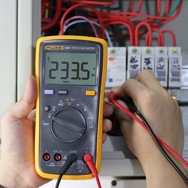 Цифровой мультиметр Fluke 15B + измеритель напряжения и сопротивления силы тока