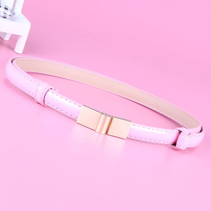 

Clearance Sale Belt Ladies Dress Belt Artificial Leather Gold Korean Fashion All-match Pair Buckle Dress PU Imitation Leather