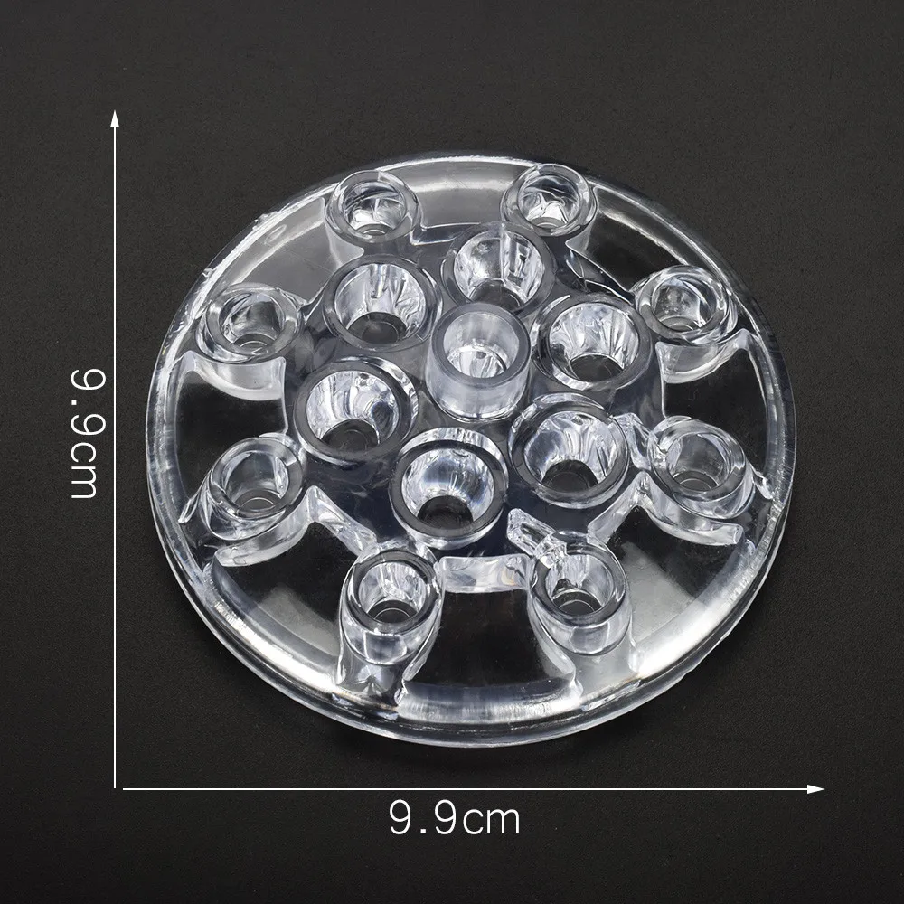 1 шт. акриловые овальные круглые крышки для тату чернила пигментные чашки