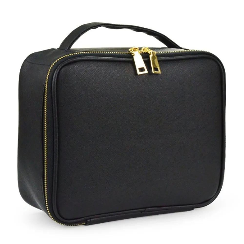 

Pu Cosmetic Case Large-capacity Hand-held Professional Makeup Storage Multifunctional Convenient Luggage Container