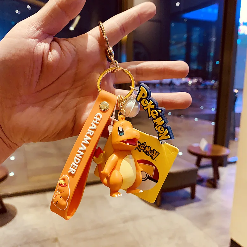 Покемон Пикачу псик чармандер Сквиртл Милая мультяшная фигурка кукла брелок для
