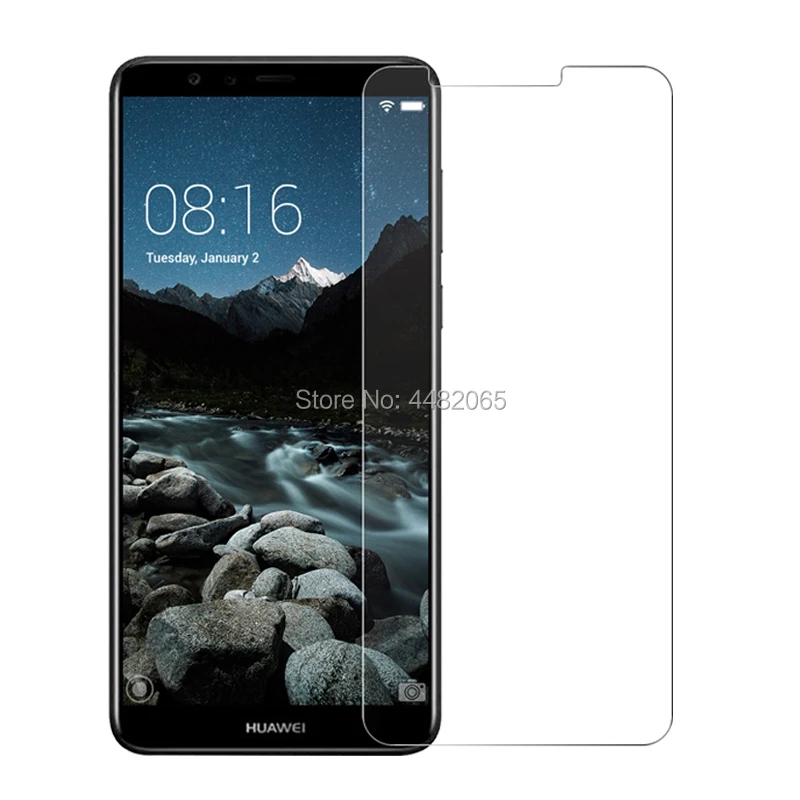 

2.5d 9h переднее закаленное стекло для huawei y9 2018 5,93 "Защита для экрана закаленная Защитная пленка для huawei enjoy 8 plus защита