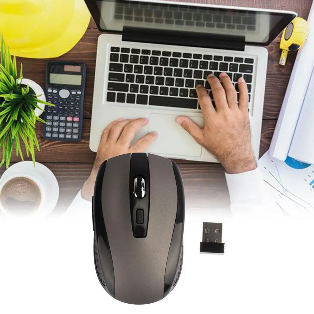 

1PC Mouse Raton 2.4GHz 2000 DPI Wireless Optical Mouse Laptop Professional Receiver Gaming Mice For PC Mouse USB U0R4