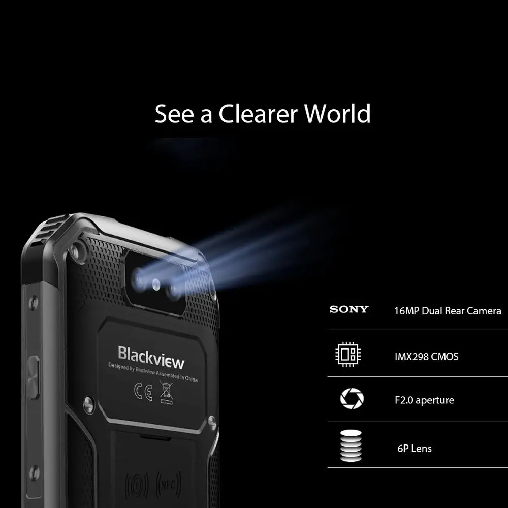 Blackview BV9500 плюс Octa Core IP68 Водонепроницаемый смартфон 10000 мАч 5 7 &quotFHD Экран 4 Гб + 64 ГБ