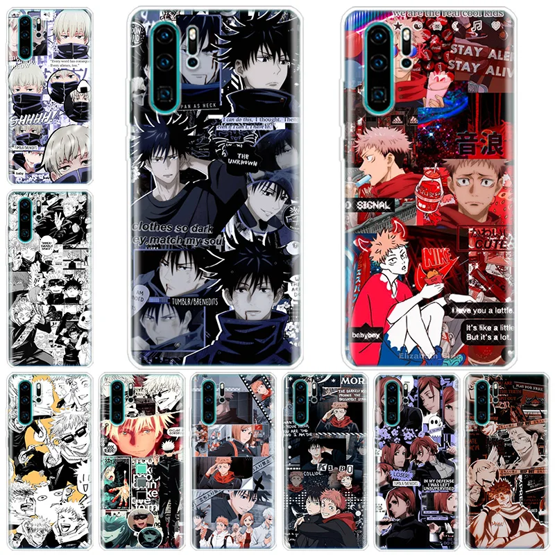

Hot Japan Anime Jujutsu Kaisen Phone Case For Huawei Honor 50 20 Pro P Smart Z 2021 Y5 Y6 Y7 Y9 10i 9 Lite 9X 8A 8S 8X 7S 7X 7A