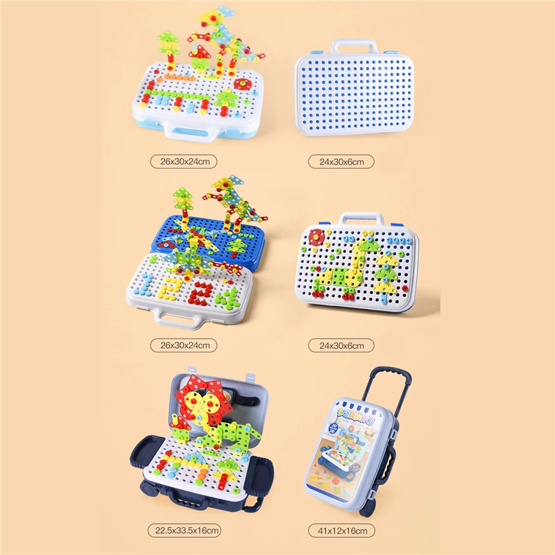 Сверлильный винт 3D креативная мозаика головоломка игрушки детские строительные