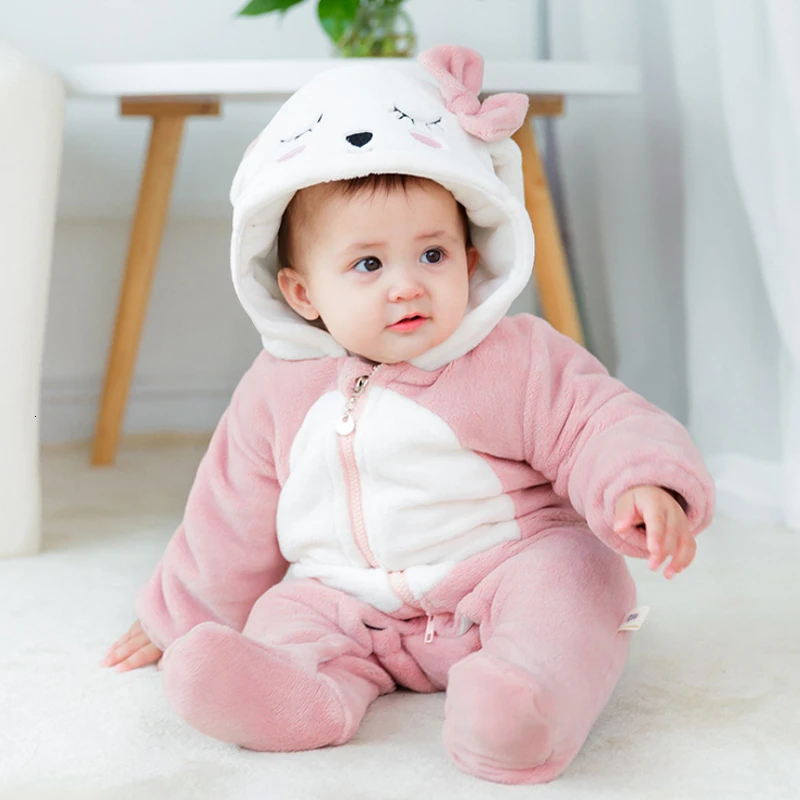 2020 зимняя утепленная хлопковая одежда для малышей комбинезон новорожденных