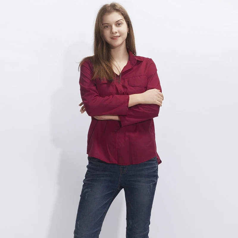 

Casual Loose Women Shirts 2020 Autumn New Fashion Collar Plus Size Blouse Long Sleeve Buttons White Shirt Women Tops Streetwear