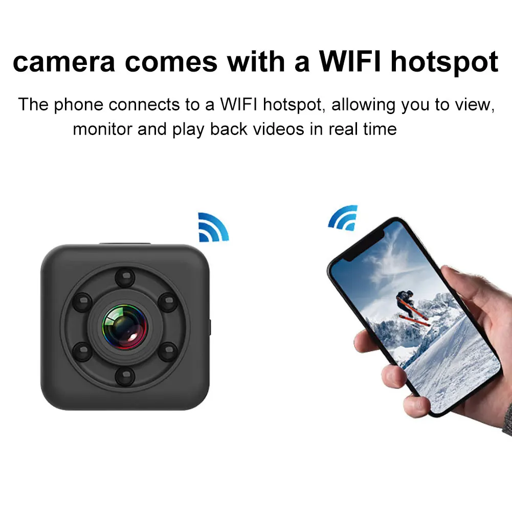 Мини-IP-камера SQ29 HD Wi-Fi ночное видение водонепроницаемая | Компьютеры и офис
