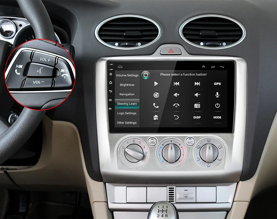 " 2 Din 4G чистая wifi Автомагнитола для Ford Focus Exi MT AT 2005-2011 RDS DSP мультимедийный плеер Android 8,1 gps навигация HiFi