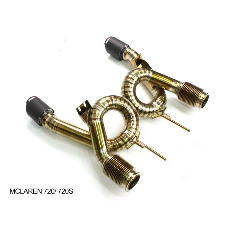 

Автомобильная выхлопная система Catback Titanium для M-claren 720s 2017-в наличии, Catback System клапан глушителя, автомобильный Стайлинг