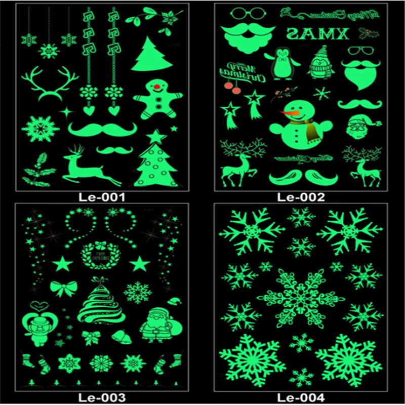 Световой временная татуировка Стикеры &quot Снеговик &quotОлень Arm для боди арта