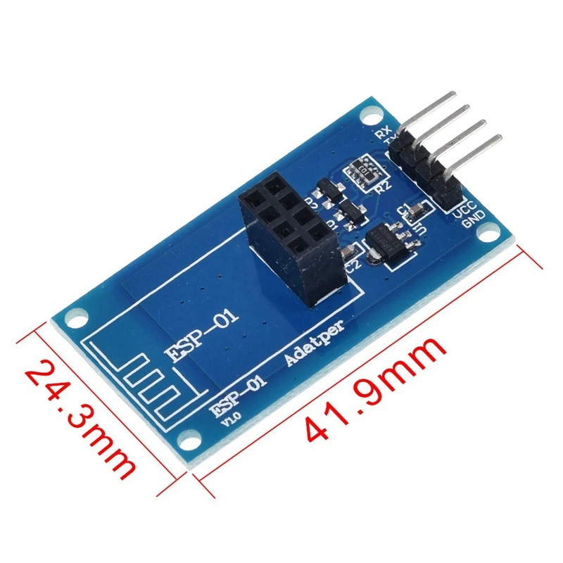 ESP 01 серийный WiFi беспроводной адаптер модуль 3 V 5V Esp01 Breakout PCB для Arduino|Беспроводные