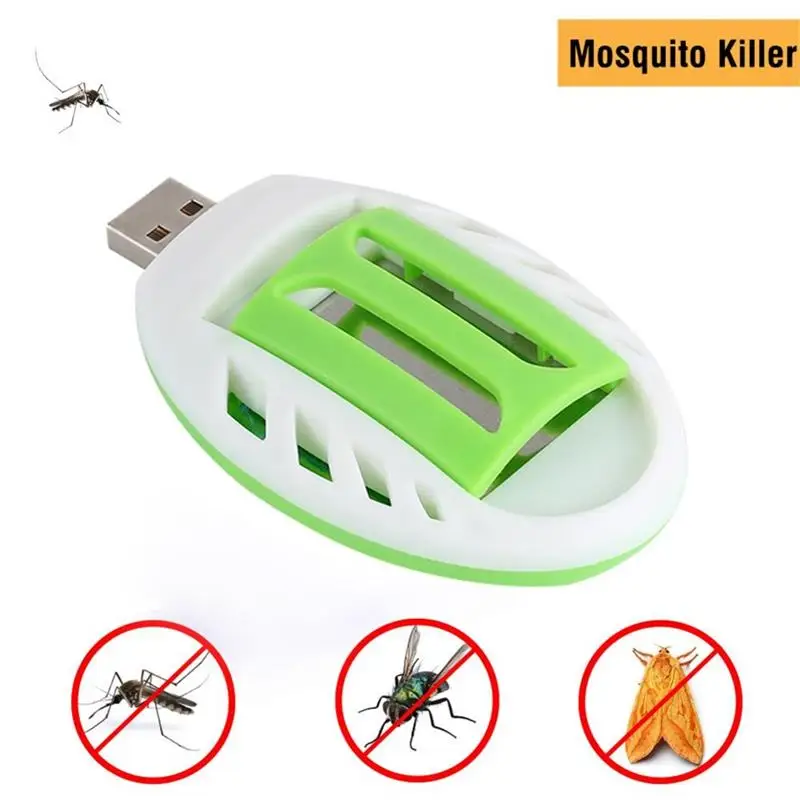 

USB Mosquito Repeller Electric Mosquito Killer Portable Mosquito Trap Ceramic Element Effectively Constant Temperature