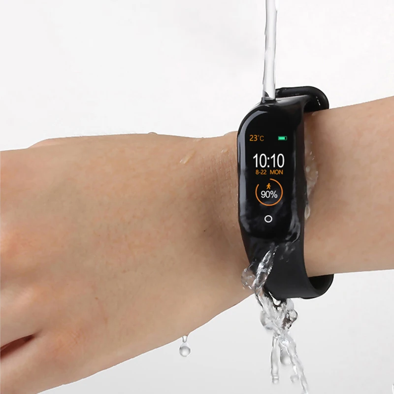 Новейший смарт-Браслет фитнес-часы с трекером спортивный браслет монитор