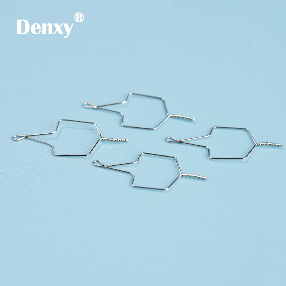 Denxy 500 шт. ортодонтическая проволока Kobayashi соединяющийся крючок