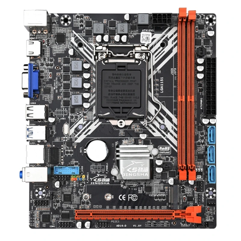 

H310A CPU Motherboard MicroATX Intel B365 DDR4 Memory M.2 SSD New 16G Double Channel Support 8 9 Gen LGA 1151 pin