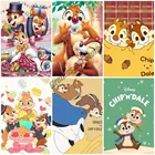 Алмазная 5D картина, диснеевские Мультяшные кристаллы и Дейл, животные, белка, наборы для вышивки крестиком, мозаика с полным узором, подарки для домашнего декора