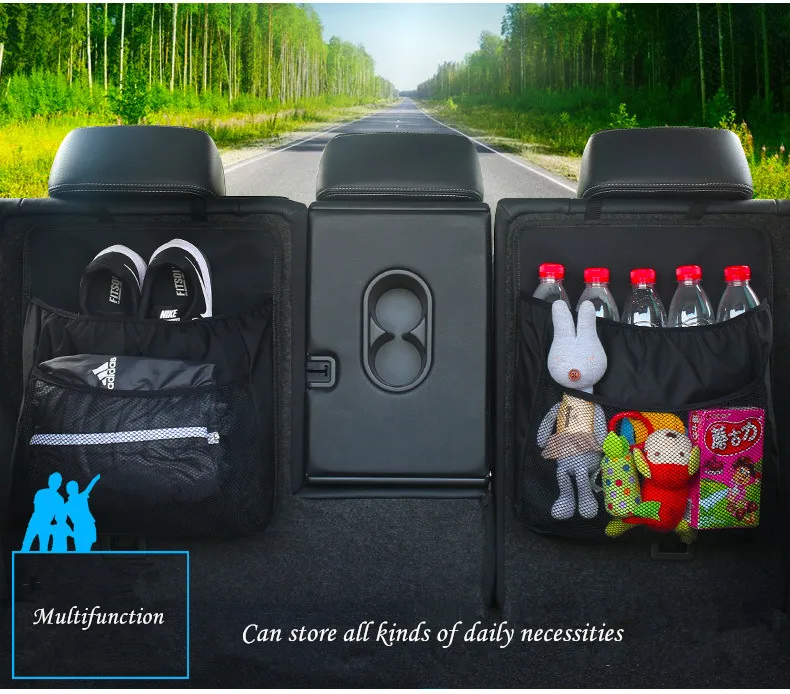 Органайзер для автомобильного сиденья Регулируемая сетка хранения