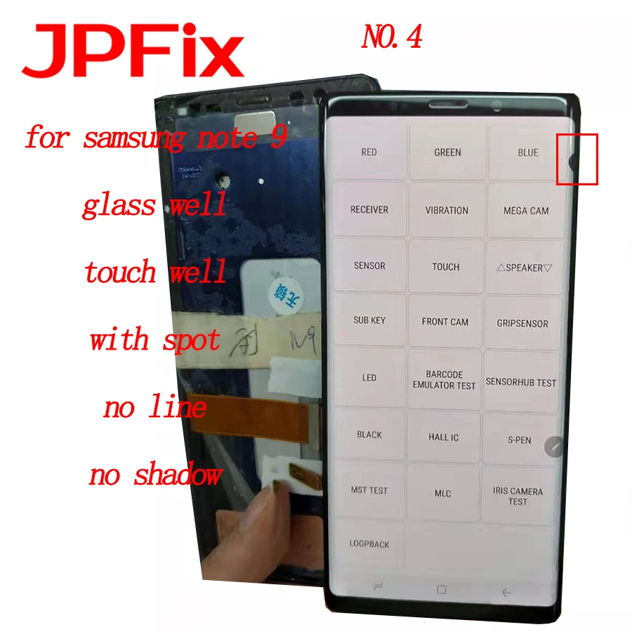 ЖК дисплей JPFix Super AMOLED для Samsung Galaxy Note 9 N960 N960F N960D N960DS кодирующий преобразователь