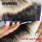 Тело волна невидимое HD прозрачное кружево 13x6 HD кружево фронтальная расплавленная кожа 6x6 5x5 HD кружевная застежка Человеческие волосы Remy Предварительно выщипанные волосы