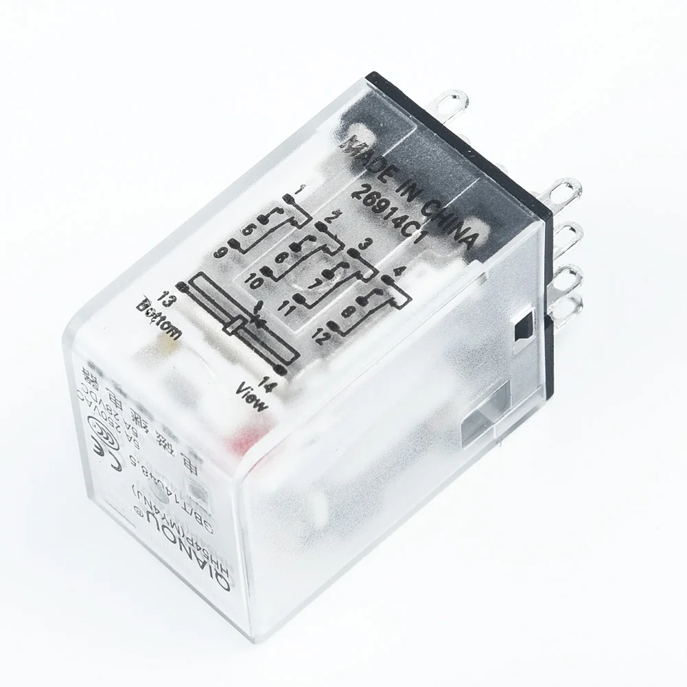 AU 1 комплект 12 В постоянного тока реле мощности катушки LY2NJ DPDT 8 Pin HH62P JQX 13F с базой