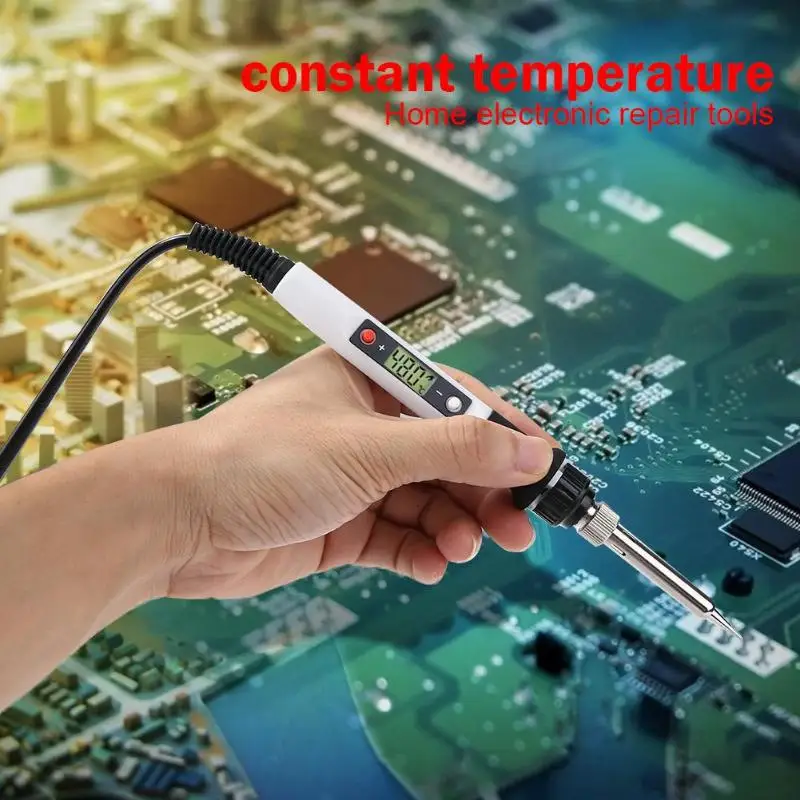 Электрический паяльник паяльная станция с регулируемой температурой 60 Вт/80 Вт 220