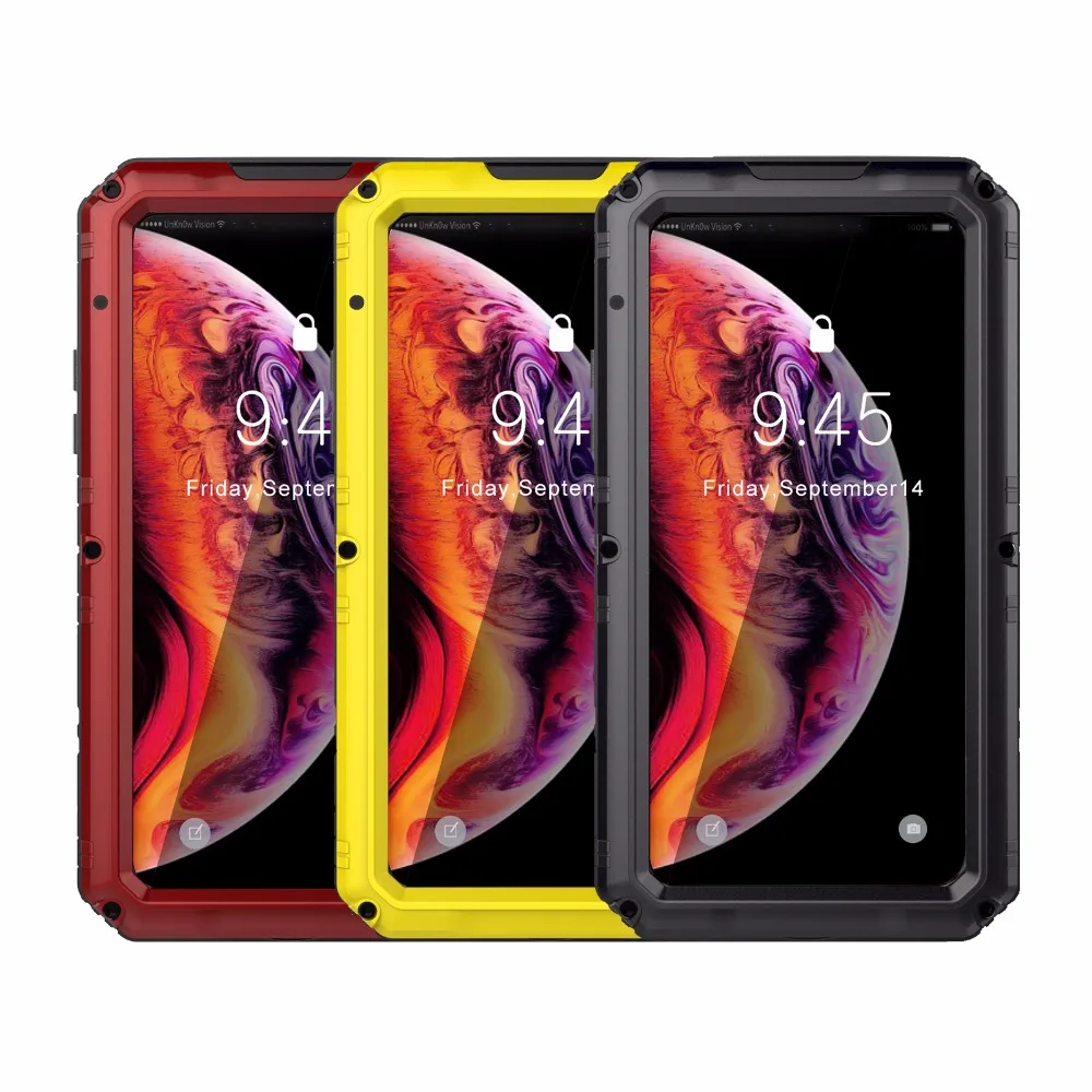 Водонепроницаемый Чехол бронированный металлический алюминиевый чехол с полной