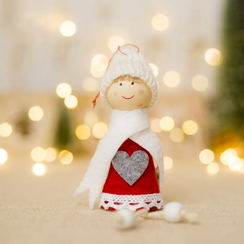 Счастливого Рождества орнамент Подарок на Рождество Санта Клаус Снеговик Дерево