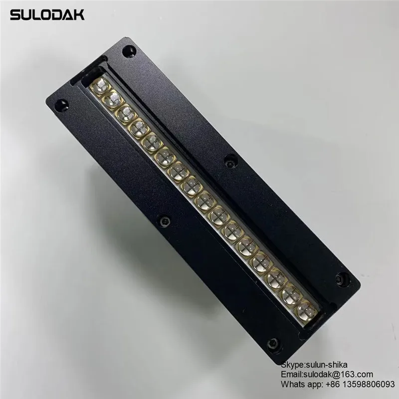 Полный комплект вентилятор охлаждения УФ светодиодный Лампа для отверждения с