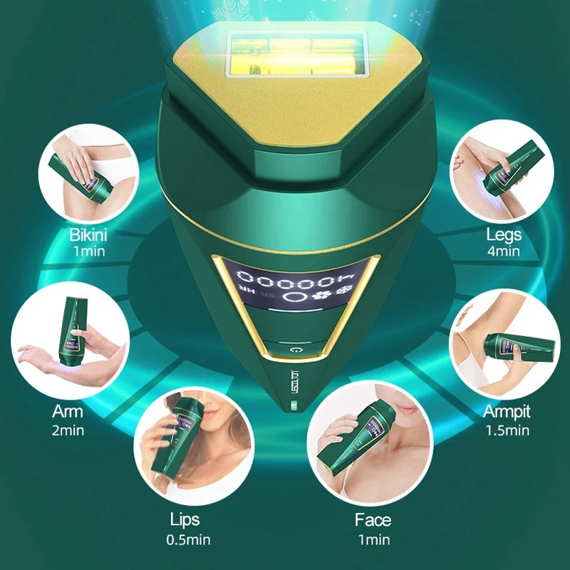 Lescolton All in One Ice-cool IPL Epilator Laser Hair Removal Tool T015C Permanent Bikini Trimmer Electric Depilador Facial | Бытовая