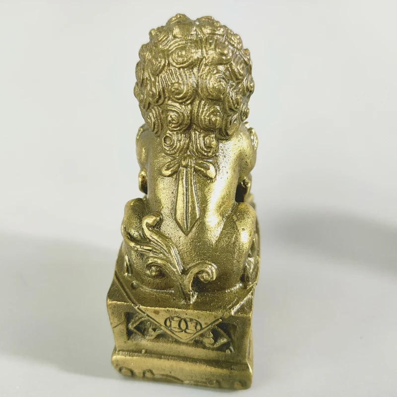 Пара продуманных коллекционных украшений для дома статуи льва фэн-шуй | Дом и сад