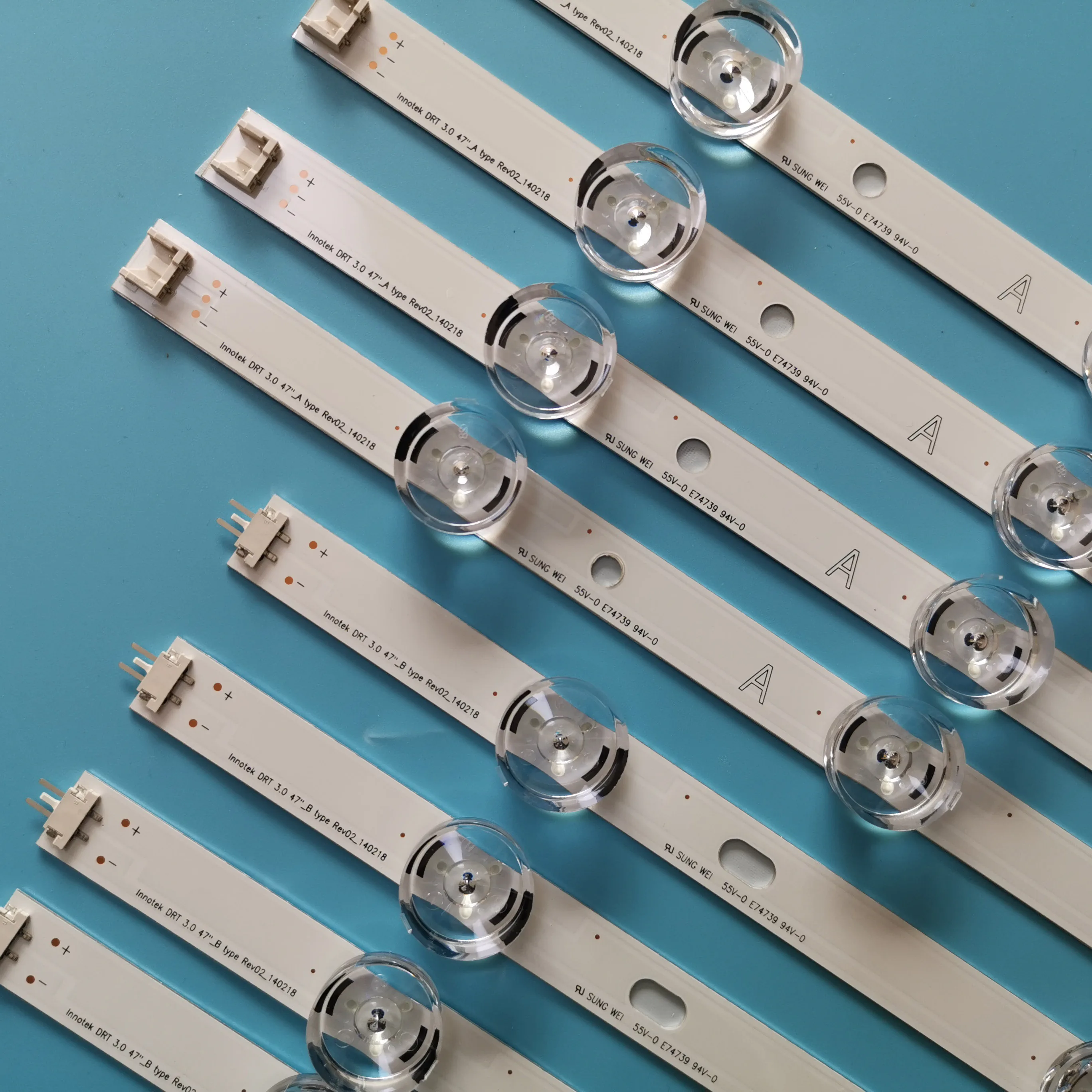 8 шт./компл. алюминиевая новая светодиодная лента для подсветки LG 47LB650 47LB630 innotek DRT 3