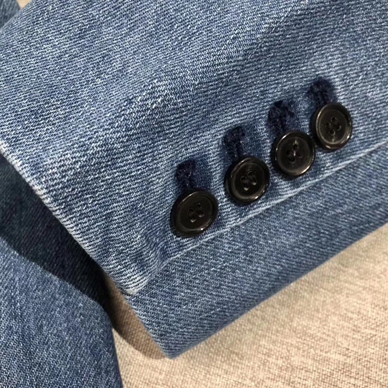 Famous Brand Jeans Jacket for Women High Quality Long Sleeve Casual Loose Style Fashion Coat 2019 new | Женская одежда