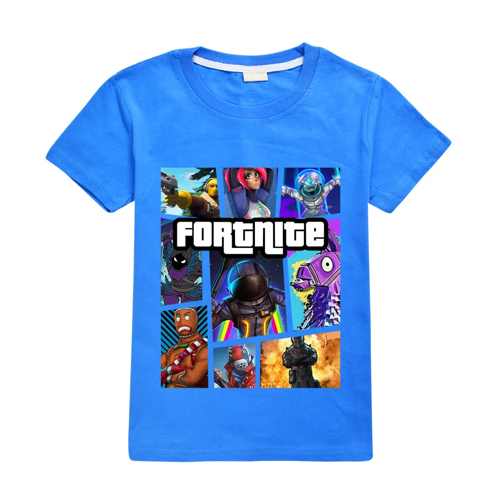 Fortnite футболка 3D с рисунком для девочек Новое поступление уличная детская одежда
