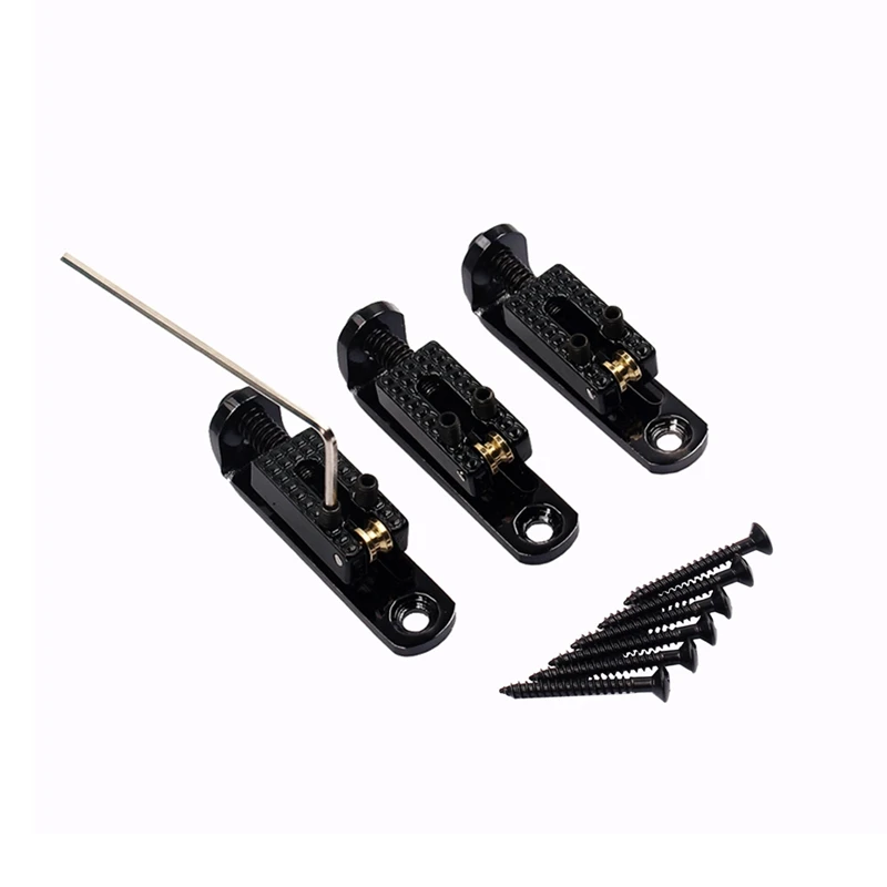 3 шт. отдельные одиночные роликовые седла гитары мост для 3/4/5/6 струн сигарная