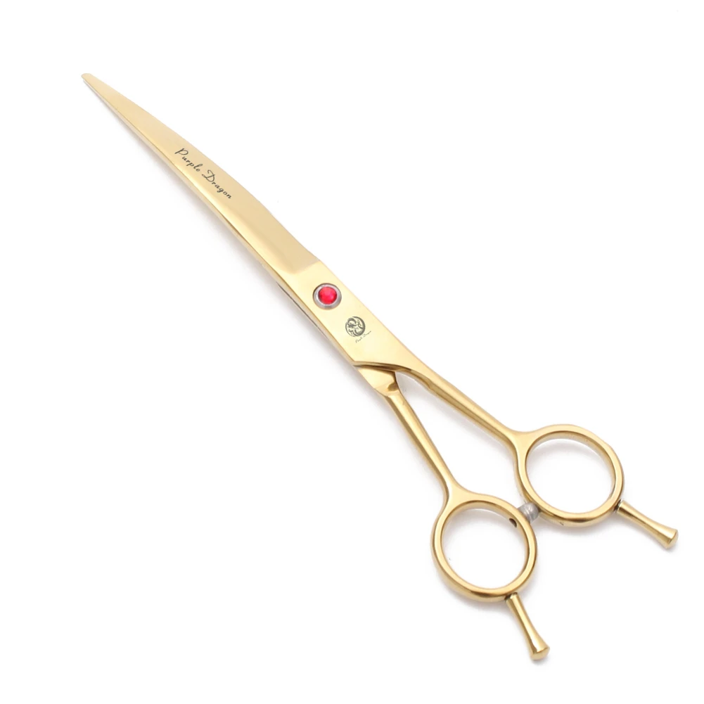 Изогнутые Ножницы пухового цвета 7 дюймов 19 5 см японские нержавеющие ножницы для