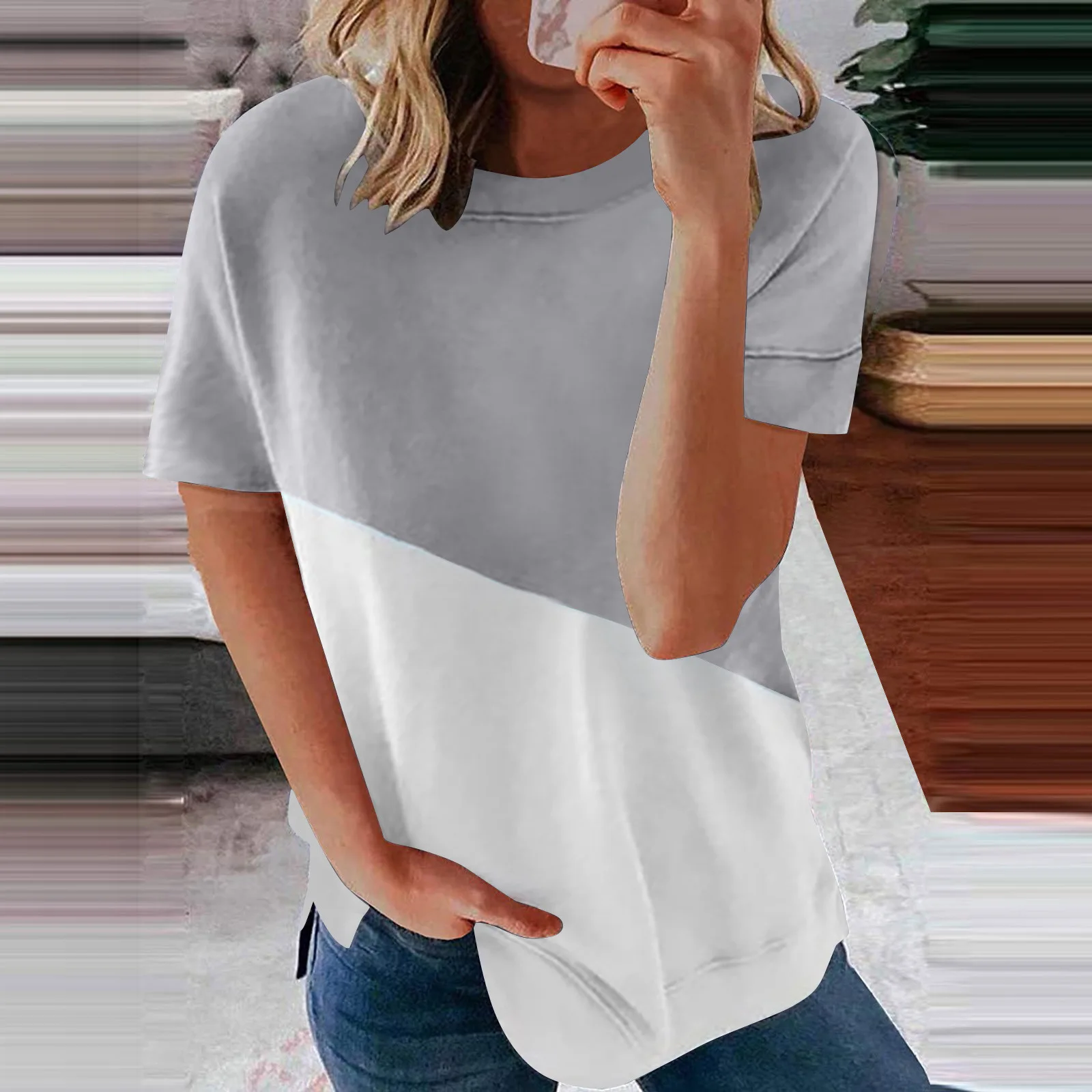 

20121 spring and autumn new high quality women's casual T-shirt