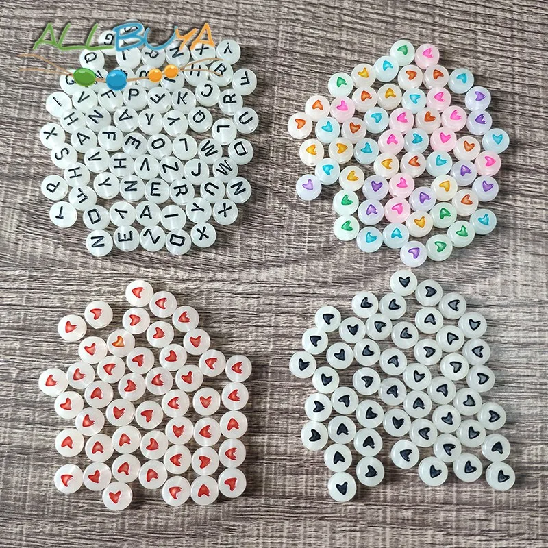 Акриловые бусины с буквами для изготовления ювелирных изделий|Бусины| |