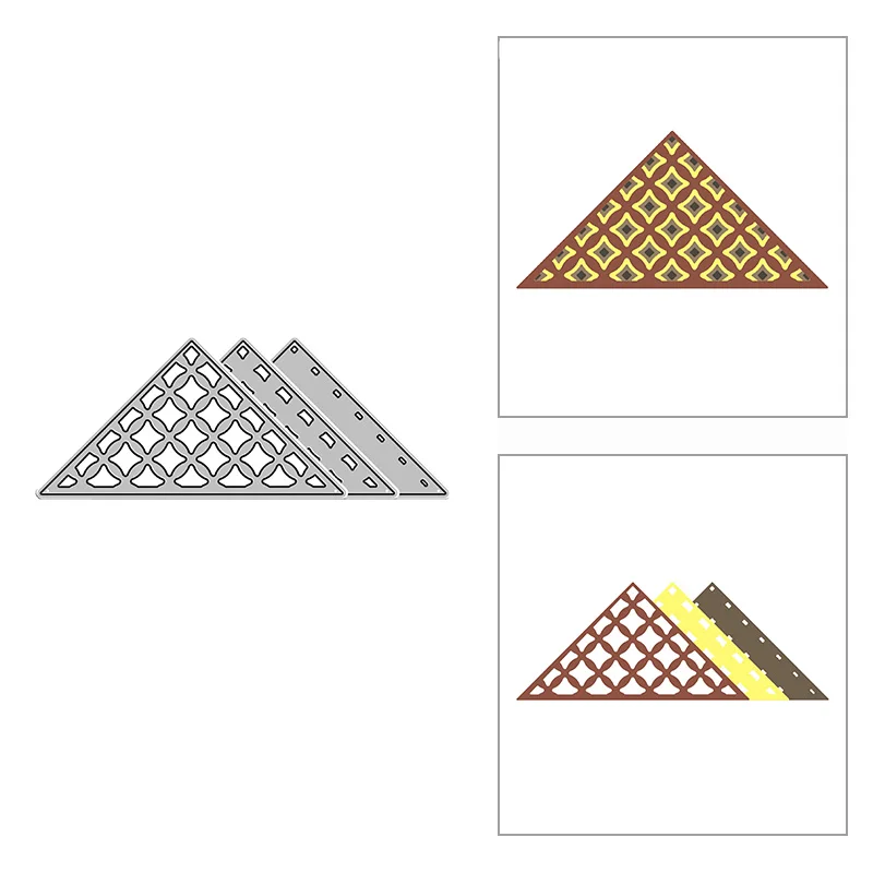 

2021 New Layering Bling Copper Coin Flag Frame Metal Cutting Dies for Scrapbooking Paper Craft and Card Making Diary Embossing