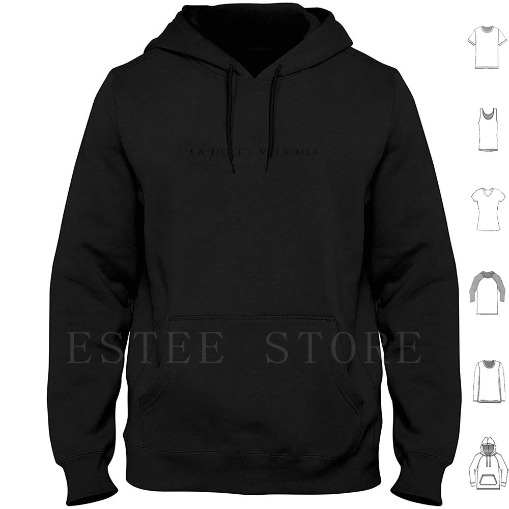 

Ciao Bella Hoodies Long Sleeve Italian White