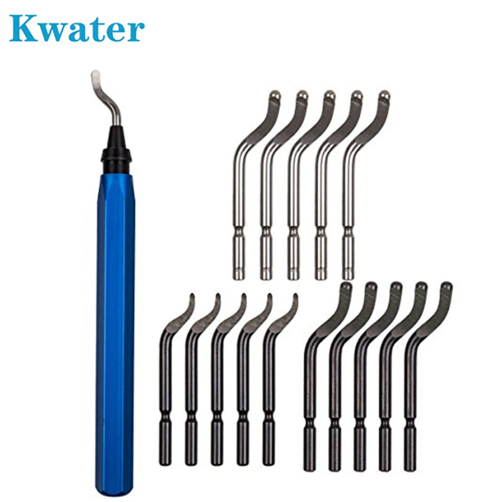 

Набор инструментов для удаления заусенцев, комплект из 15 вращающихся насадок для фрез и лезвий для удаления заусенцев по дереву