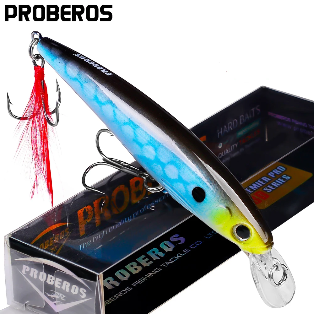 

PROBEROS Top Fishing Lures Exported to USA Market Fishing Tackle 0.493oz-13.98g/4.5"-11.43cm Fishing Bait Retail Box