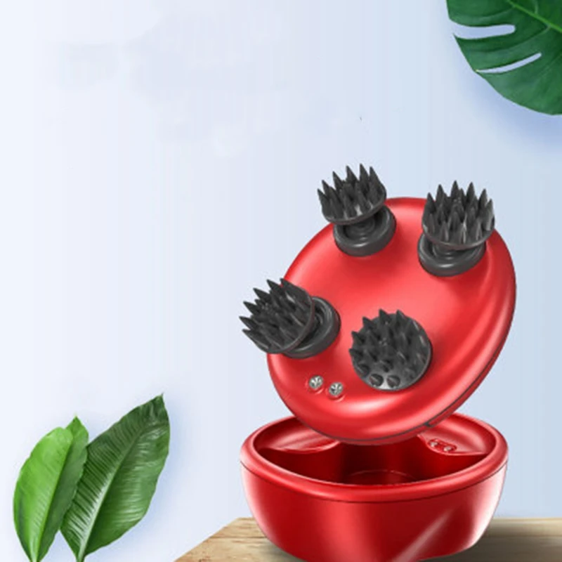 

Head Massager Household Electric Multi-Function Kneading Vibration Rechargeable Scalp Head Massager