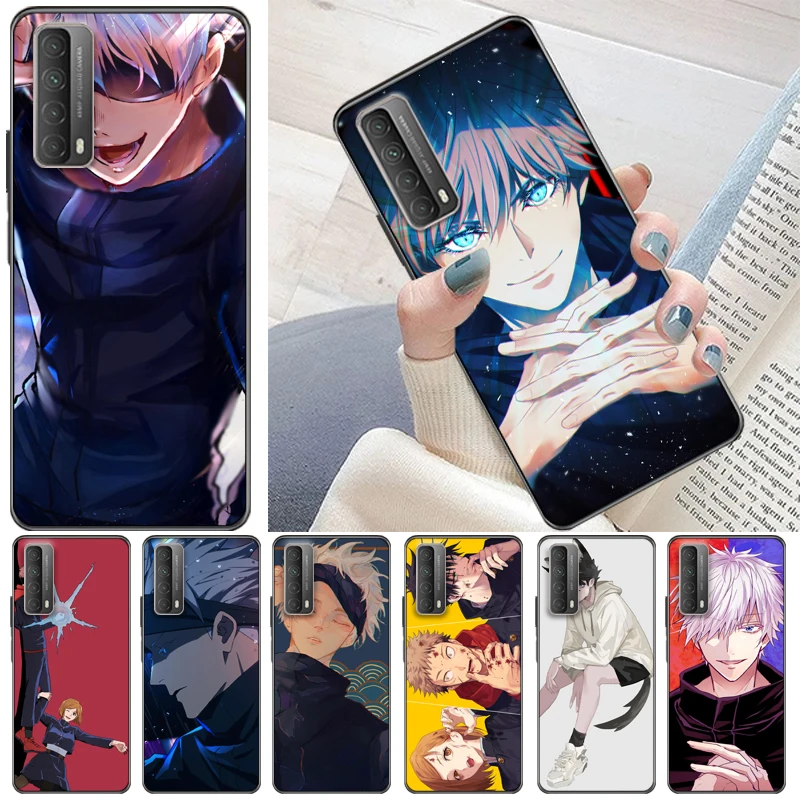 

Jujutsu Kaisen Sukuna Satoru Gojo Fushiguro Megumi Yuji Itadori Phone Case For Huawei P Smart Z 2019 2021 Back Cover Coque