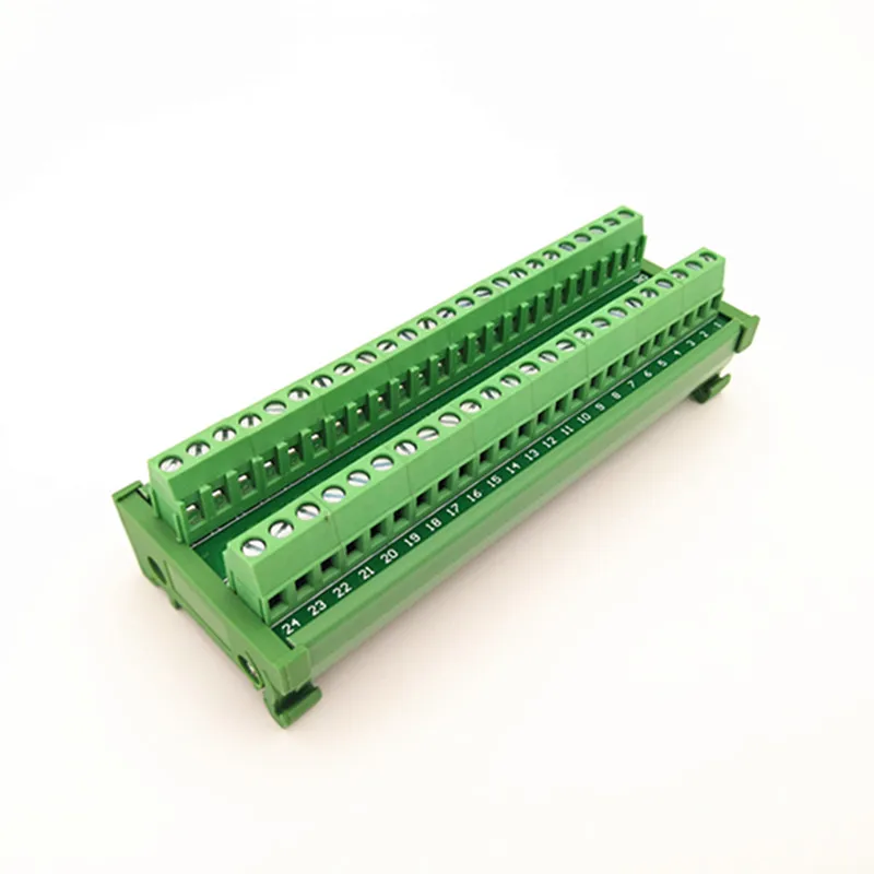 DIN рейка 24A/400V 24 позиционный винтовой клеммный блок модуль