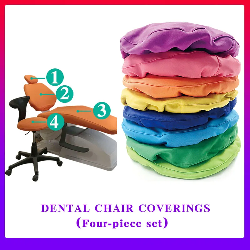 Чехол для стоматологического ткань для стула, 4 шт./комплект, из искусственной кожи накидки на сиденья стоматологического кресла, водонепро... от AliExpress WW